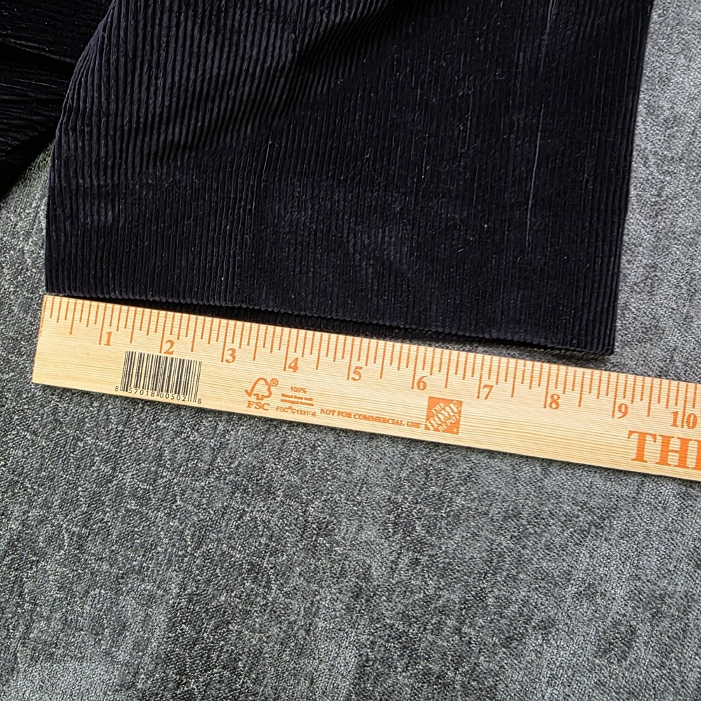 Incotex Brando Cashmere Cotton Corduroy Trousers Cashco Pants Navy Blue Size 34 - Picture 4 of 14